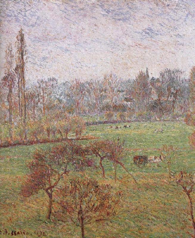 Camille Pissarro autumn morning oil painting picture